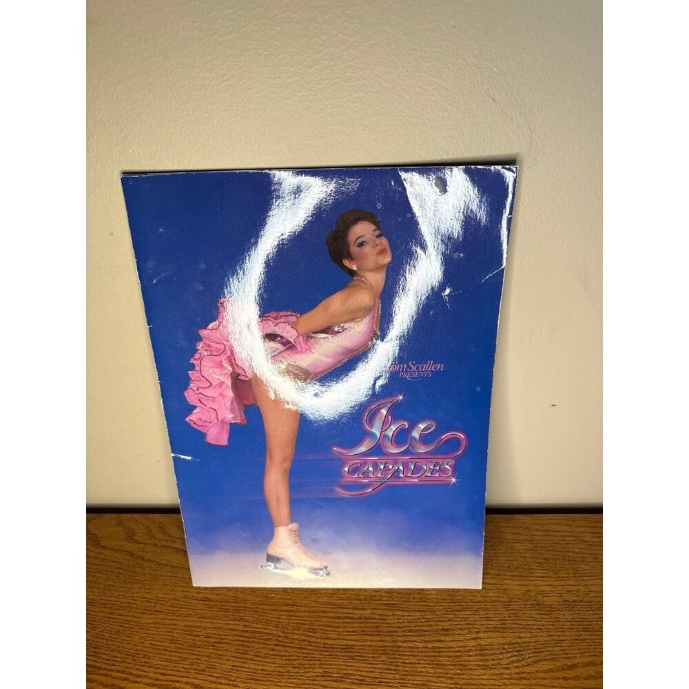 Vintage 1987 Ice Capades Program Souvenir Book Tom Scallen figure skating